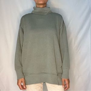 Pastel Green Aerie Oversized Sweatshirt XS
